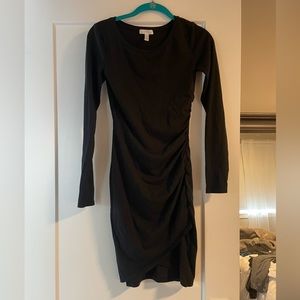 bodycon black dress!